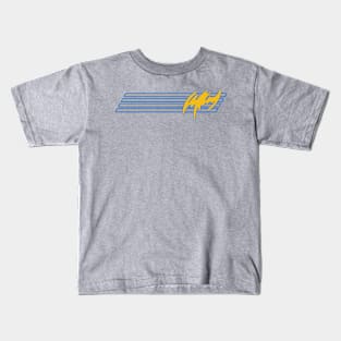 Quick Change Bruce- Blue + Grey 01 Kids T-Shirt